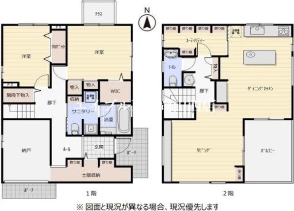 田中戸建の物件間取画像